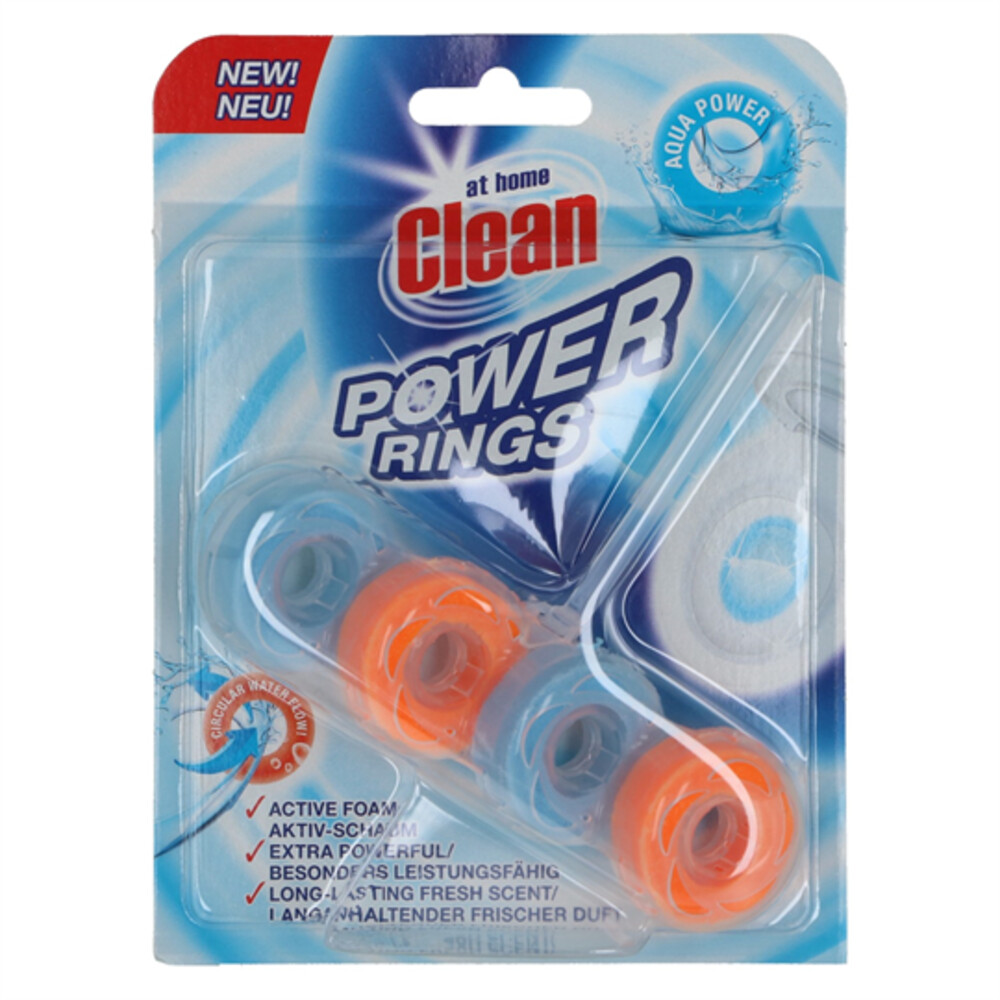 At Home Clean WC block Power Rings